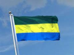 Flagge Gabun Flagge Gabun