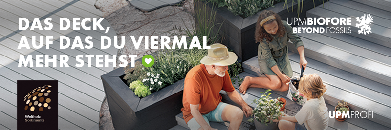 Upm Profi Online Banner GD Holz 2023